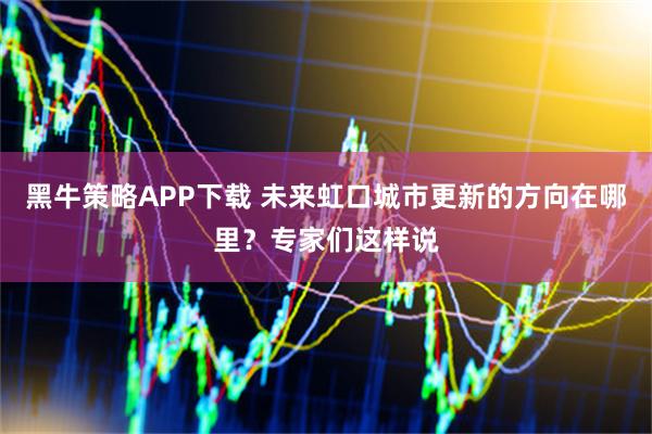 黑牛策略APP下载 未来虹口城市更新的方向在哪里？专家们这样说